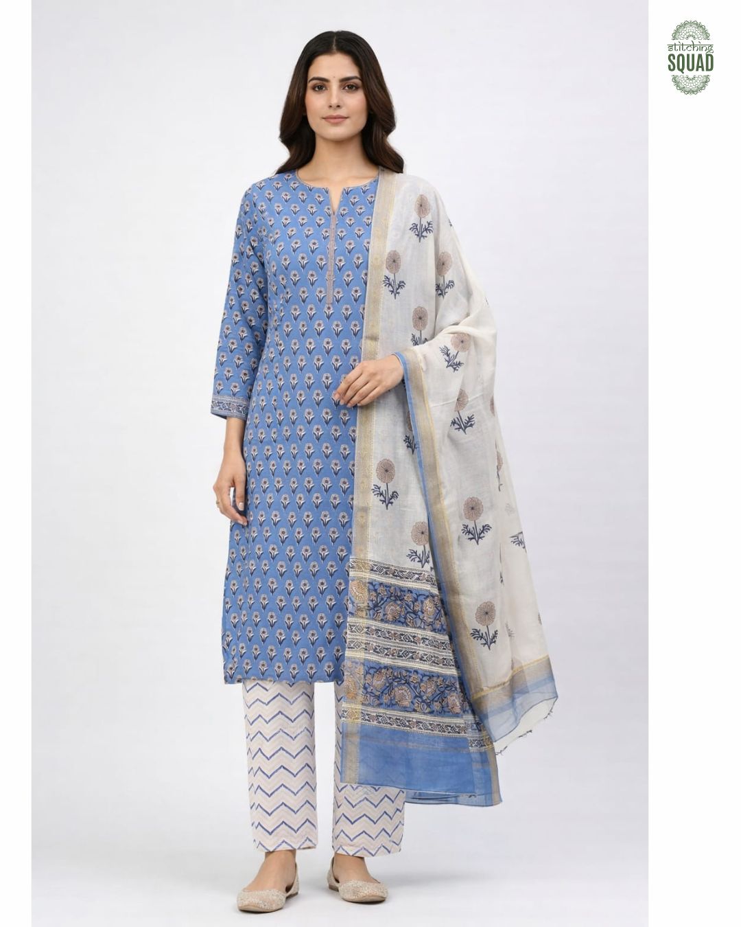 Elegant Chanderi Collection: Titles for Your Unstitched Suit Set