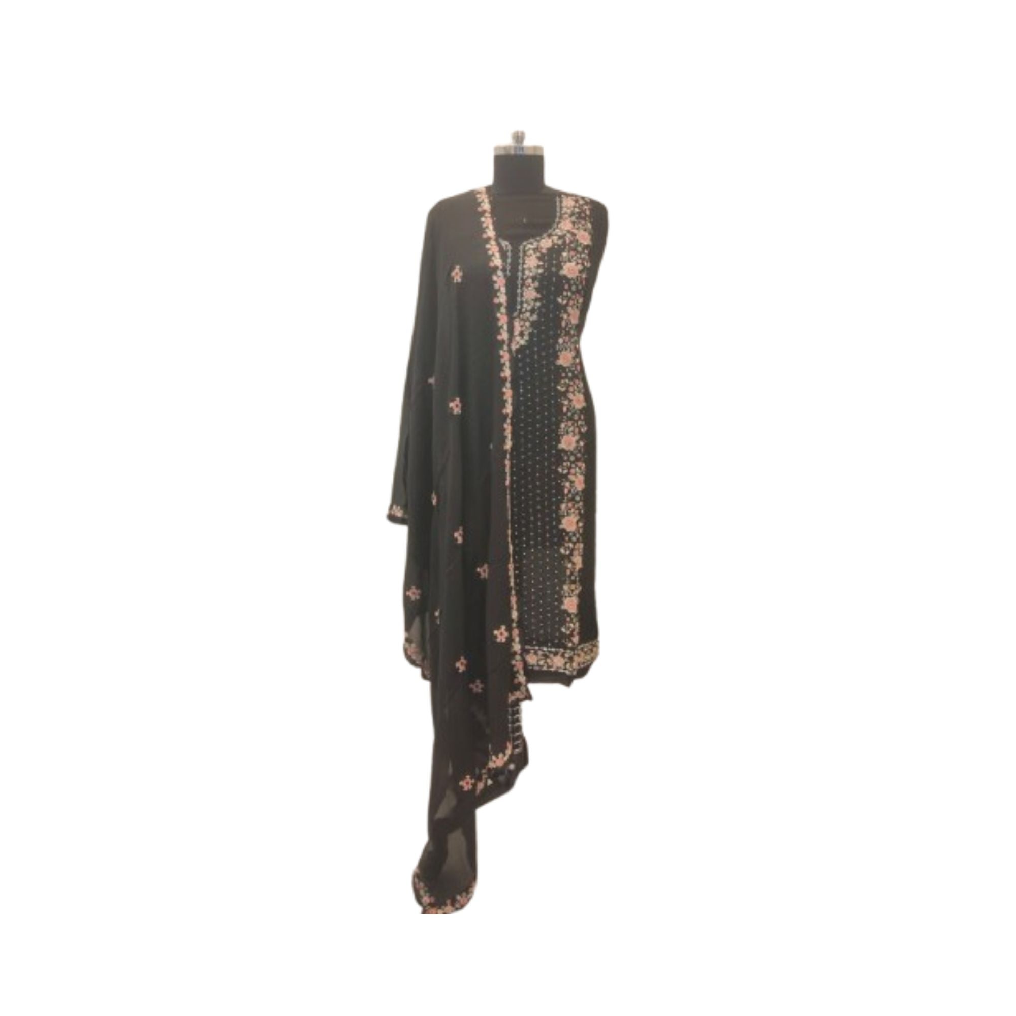 CHINNON UNSTITCH SUIT HIGHLIGHT WITH HEAVY EMBROIDERY