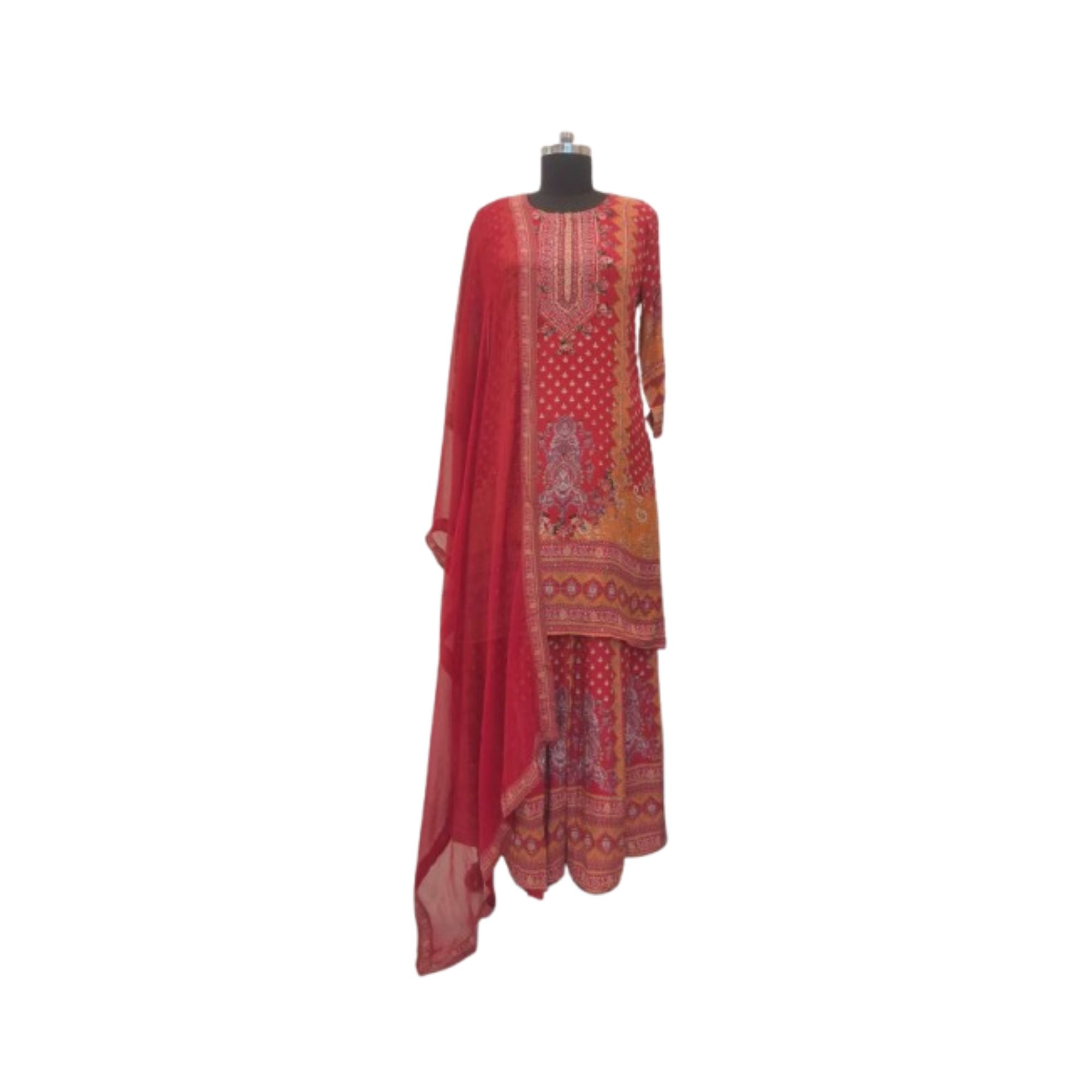 CREPE DIGITAL PRINT READY TO WEAR SUIT