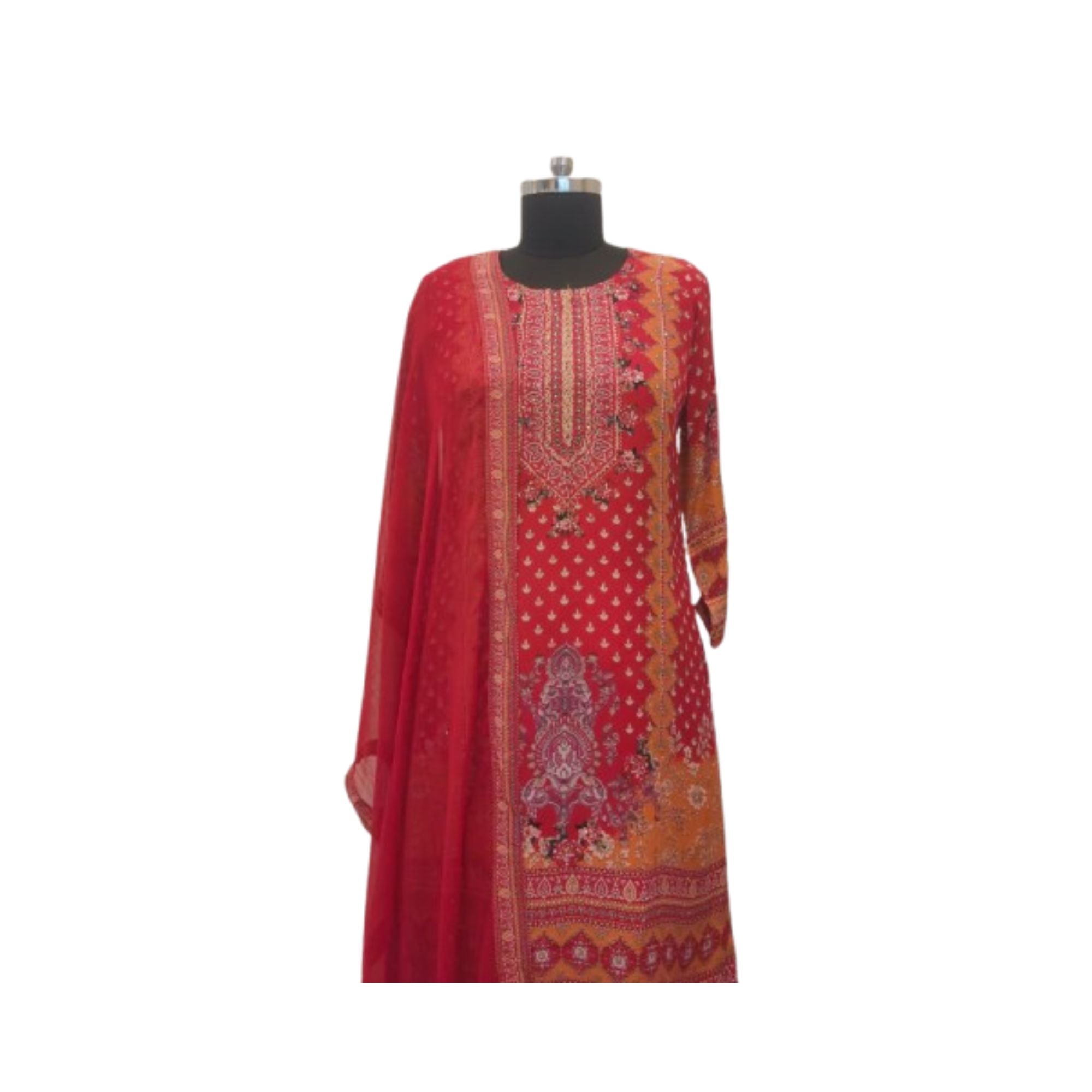 CREPE DIGITAL PRINT READY TO WEAR SUIT