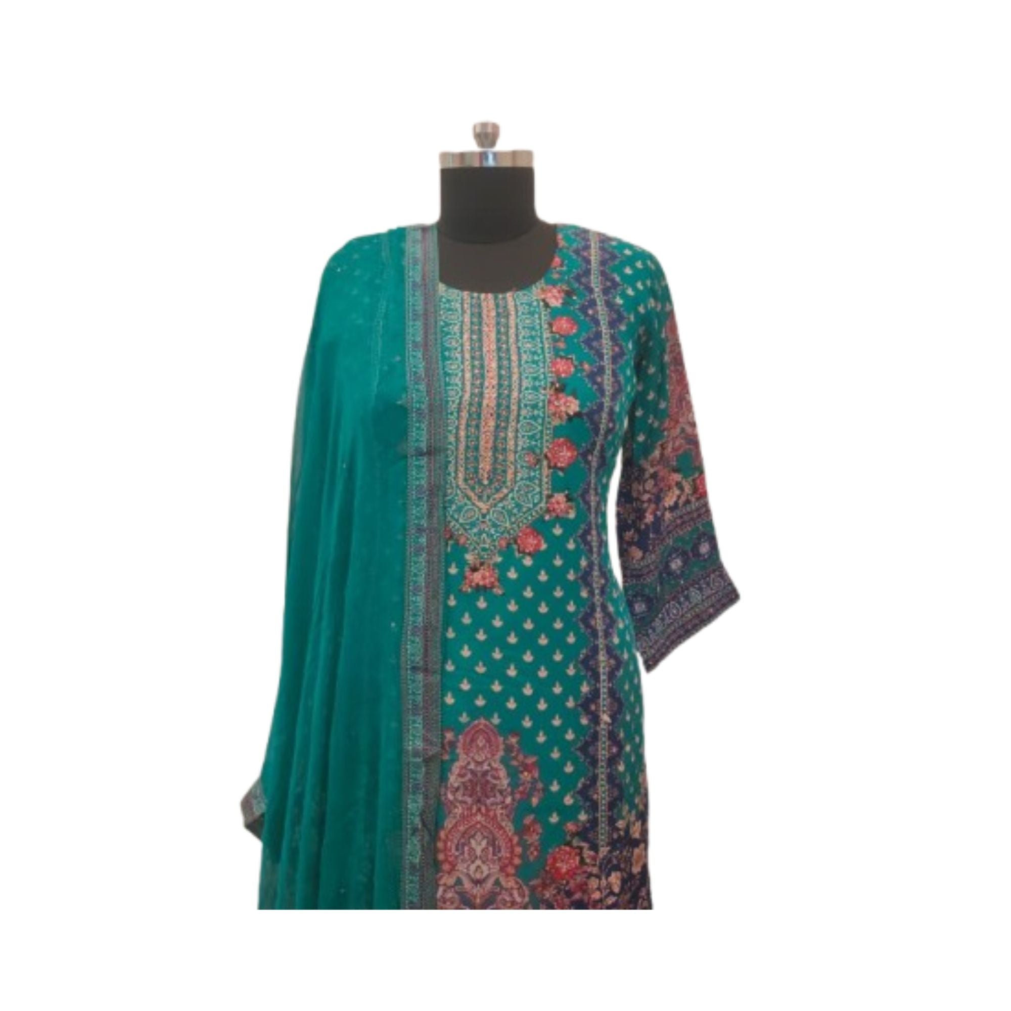 CREPE DIGITAL PRINT READY TO WEAR SUIT
