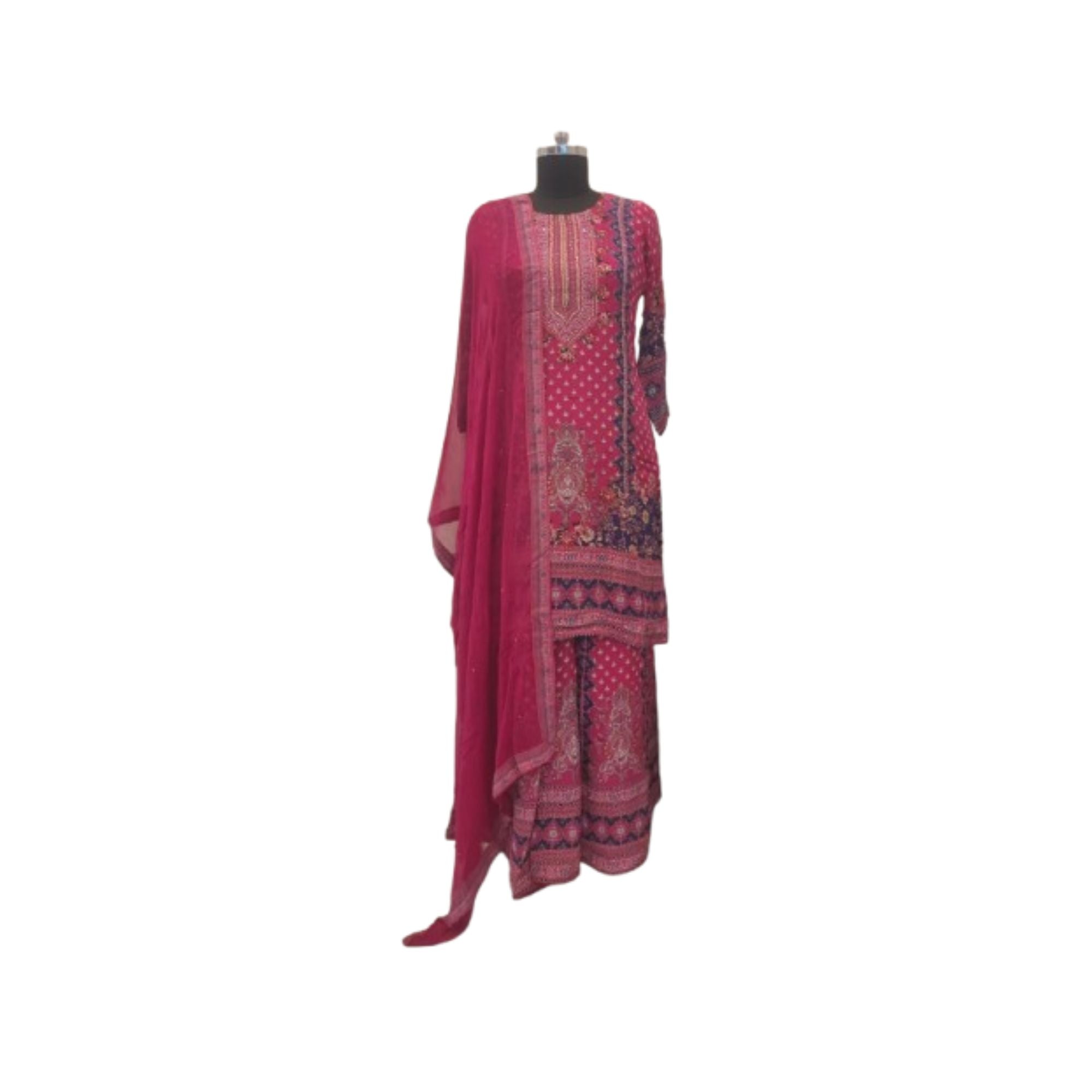 CREPE DIGITAL PRINT READY TO WEAR SUIT