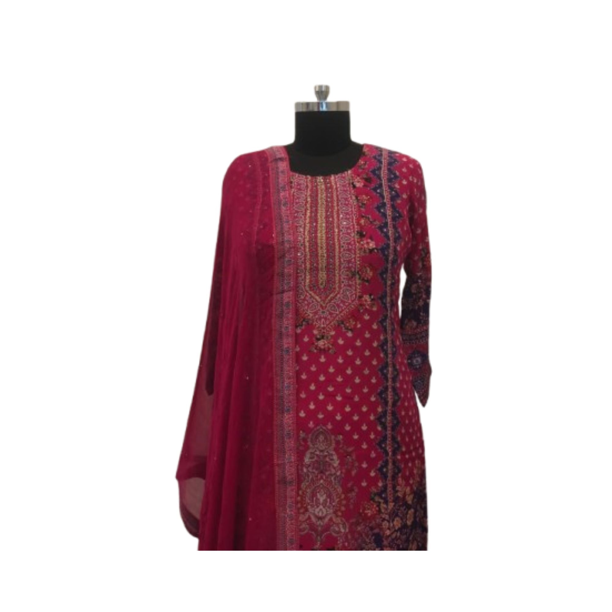 CREPE DIGITAL PRINT READY TO WEAR SUIT