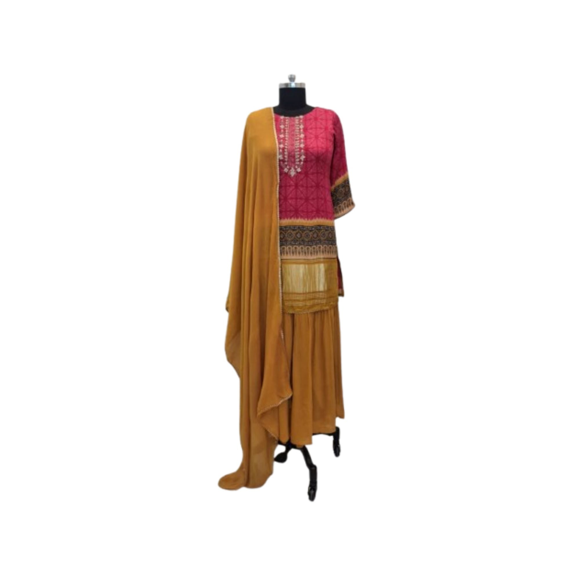 GAZI DIGITAL PRINT READY TO WEAR GARARA SUIT