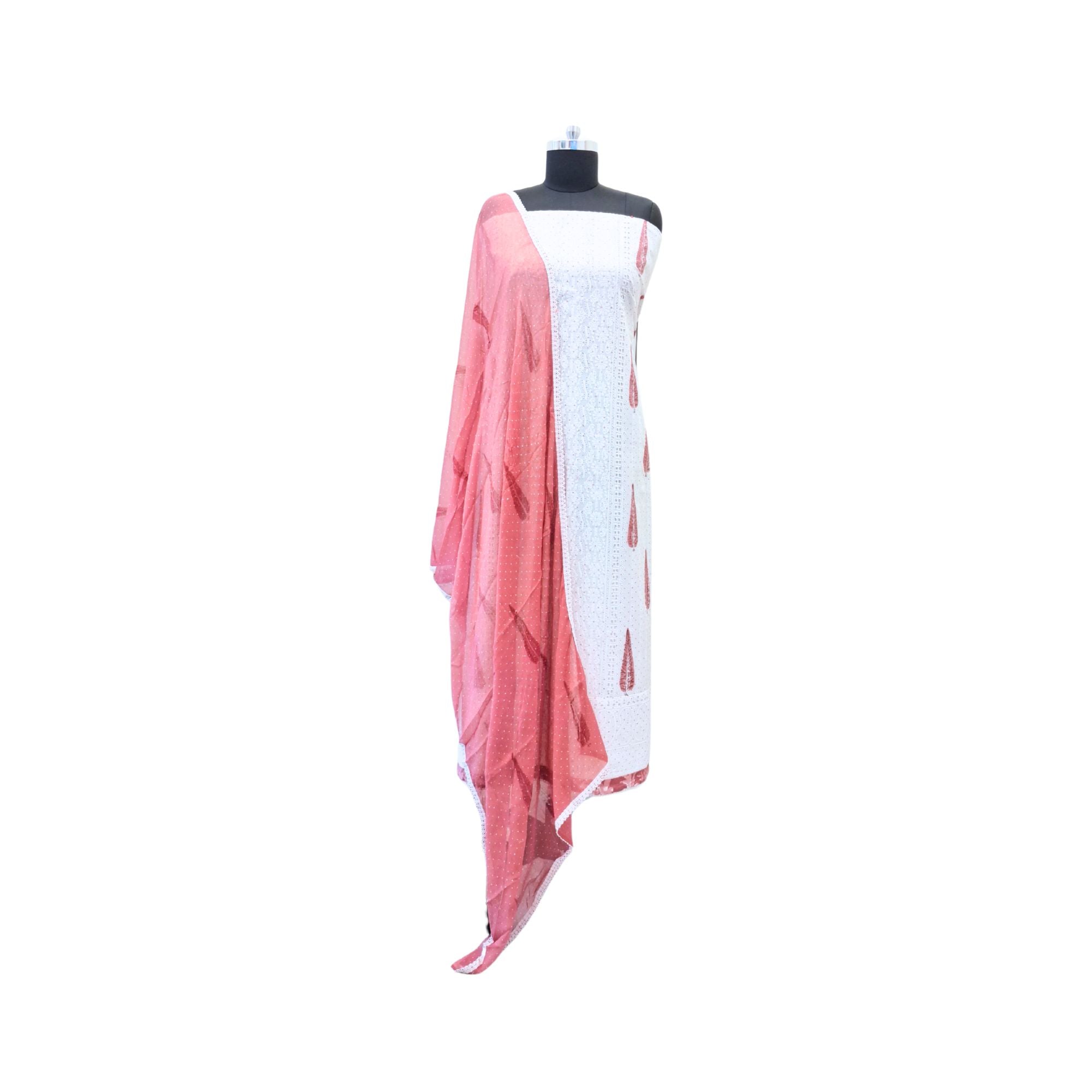 Pure elegance in white — Hakoba cotton suit for women