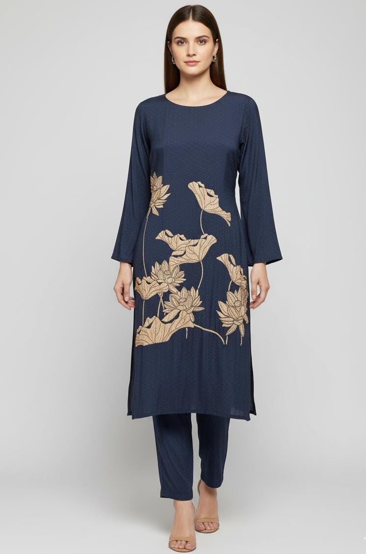 CREPE CO-ORD SET WITH DIGITAL PRINT